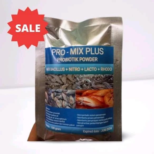 PROBIOTIK PROMIX PLUS 100 GRAM / PROBIOTIK PROMIX / PROBIOTIK BIOFLOK / PROBIOTIK KOLAM BIOFLOK / PR