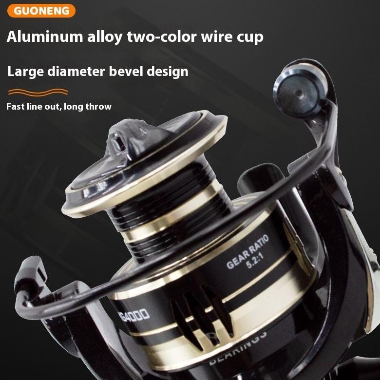 PROMO TERBARU COD Asli Besi Fishing Reel MG1000-7000 MAX Drag 10kg Spinning Casting Rod Reel, Mesin 