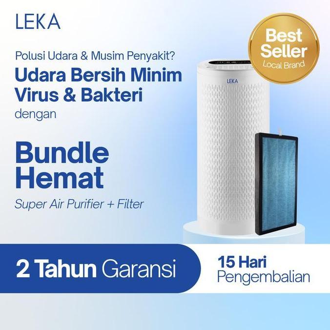 Freddo- Leka - Bundle Hemat Ap8000 Super Air Purifier + Filter