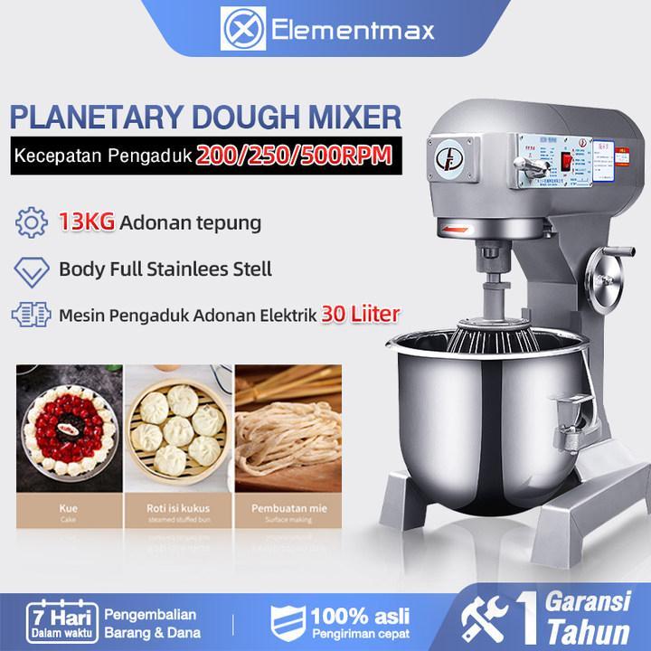 Planetary Dough Mixer Mesin Pengaduk Adonan Roti, Donat Dan Kue Kapasitas 30 Liter Kuat Pengocok Tel