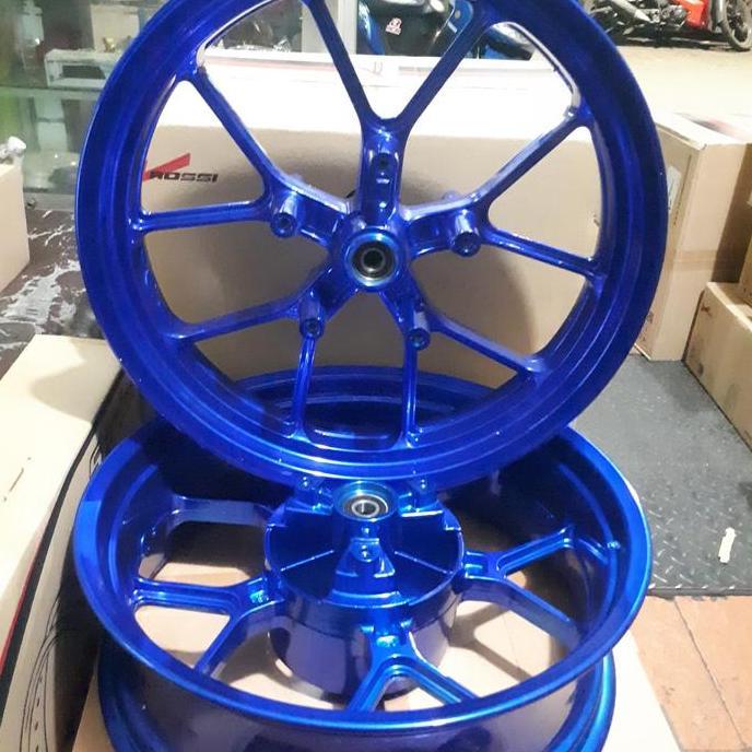 FYP VELG VROSSI COBRA NINJA 250 FI LEBAR BIRU CANDY //