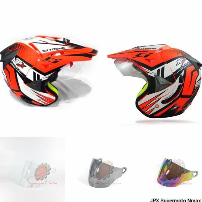 Comet- Kaca Helm Jpx Supermoto Nmax Visor Helm Jpx Supermoto Nmax