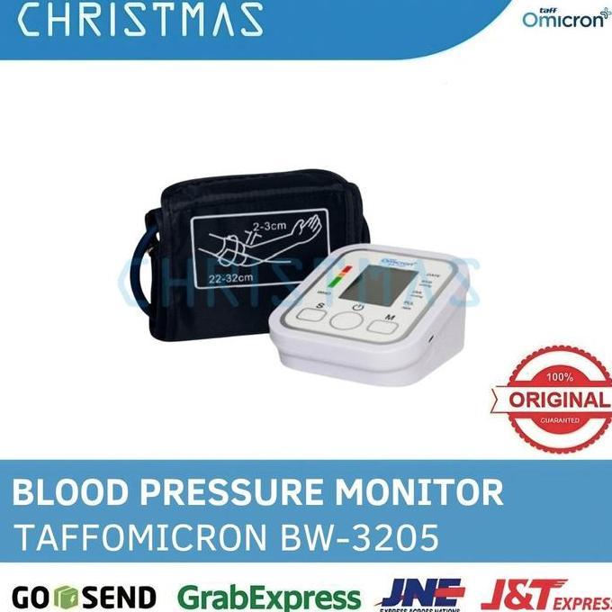 TaffOmicron BW-3205 Tensimeter Digital / Alat Tensi Pengukur Tekanan Darah Taff Omicron BW3205