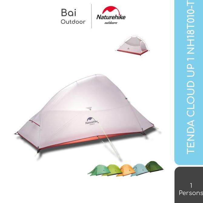 '' TENDA CLOUD UP 1 210T / 20D NATUREHIKE NH18T010-T 1P CAMPING UPGRADE *