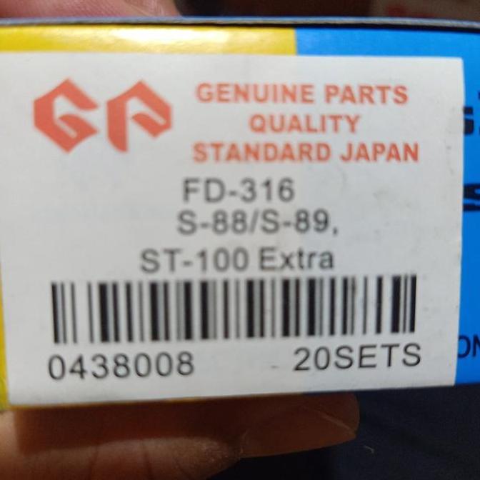 NEW carbon brush alternator fd316 avanza xenia rush granmax luxio 20set 0438008