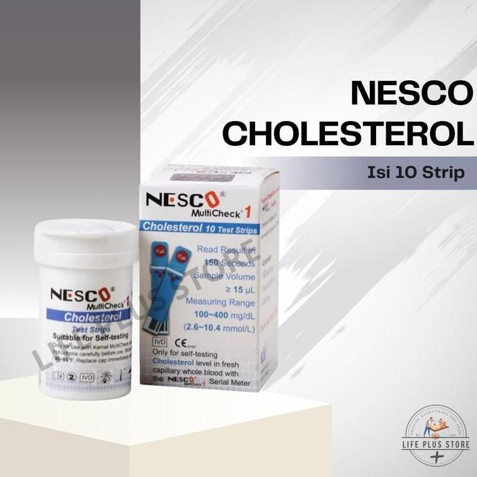 Strip Nesco Kolesterol / Stik Nesco Kolesterol Strip Kolesterol Nesco
