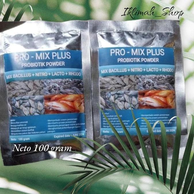 PROBIOTIK PROMIX PLUS 100GRAM / PROBIOTIK PROMIX PLUS/ PROBIOTIK KOLAM BIOFLOK