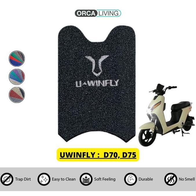 TERLARIS KAET MIE SEPEDA MOTOR LISTRIK UWINFLY D70 D75 - FOAM BACKING