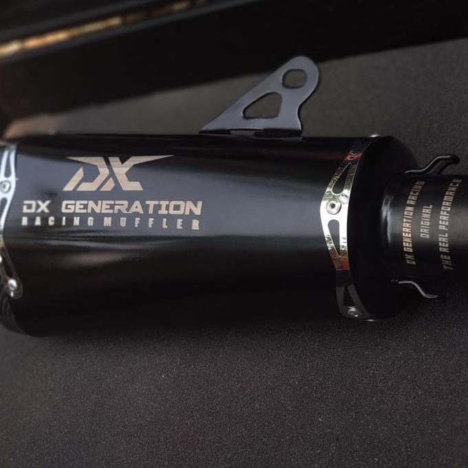 Knalpot DX RVR Short Black Muffler Only DX Generation Racing