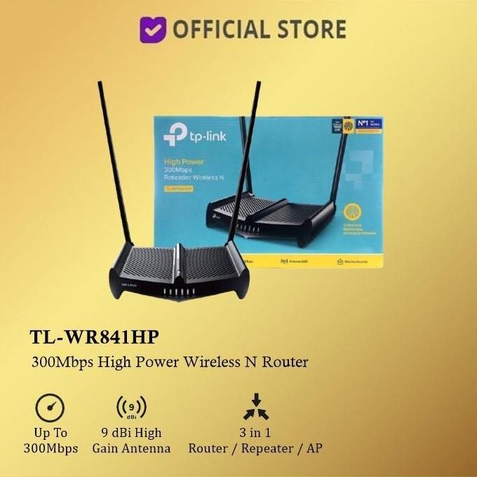 TPLINK TL-WR841HP HIGH POWER WIFI WIRELESS ROUTER TL WR841HP TLWR841HP TLWR841HP TL WR841 HP MURAH