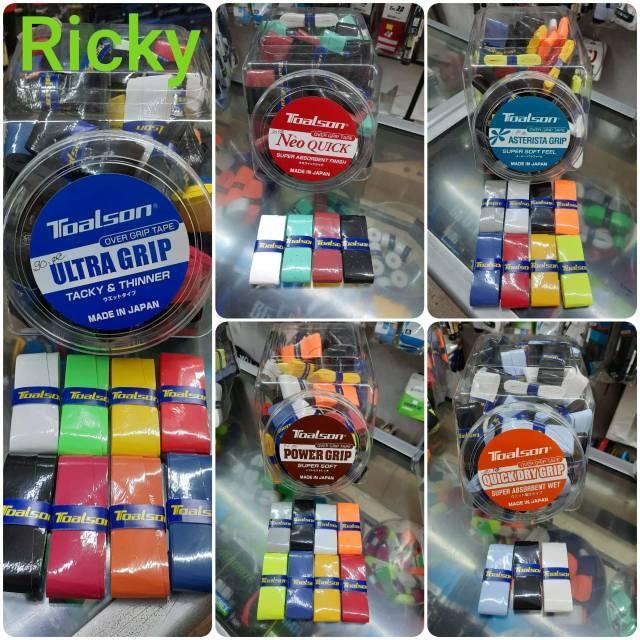 Toalson Overgrip Tennis - Overgrip Padel Toalson - Grip Toalson - Made In Japan - Over Grip Tape Toa