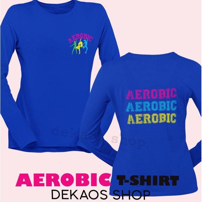 DV154 - BAJU SENAM AEROBIC WANITA LENGAN PANJANG / BAJU SENAM WANITA LENGAN PANJANG / BAJU AEROBIC W