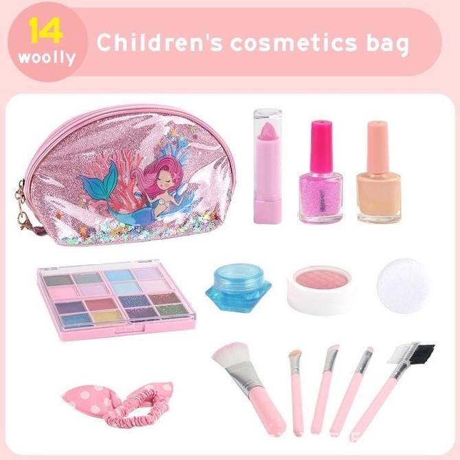 Make Up Anak Perempuan Mainan Make Up Set Dandan Anak Asli Non Toxic