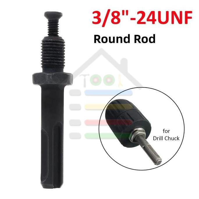 TEASEL BATANG KONEKTOR SDS PLUS + BAUT 3/8 24UNF 13MM