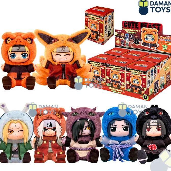 Best Seller Boneka Naruto Shippuden Cute Beast Series 2 Blind Box - Mainan Koleksi Gantungan Kunci N