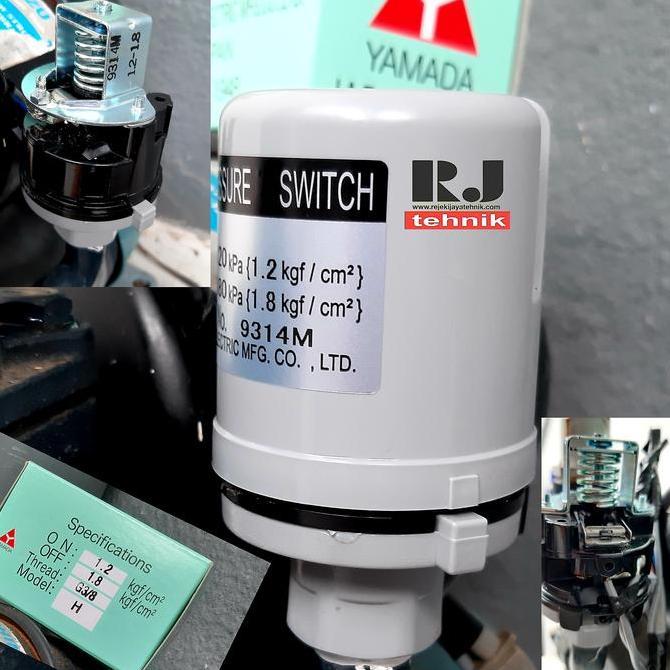 Otomatis Pompa Air Pressure Switch Yamada Drat 3/8 Terbaru 
