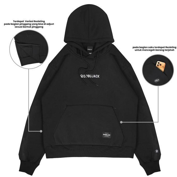 Dobujack Head Black Hoodie