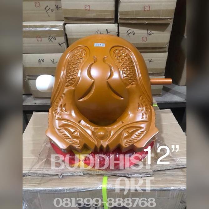 Alat musik puja mukyi muk yi muyi mu yi muyu mu yu bo ki 12 inch kayu