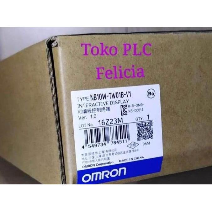 Hmi Omron Nb10W-Tw01B Nb10W-Tw01B-V1 Omron 10Inch Ethernet Nb10W Tw01B Two1B Terbaru 