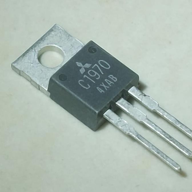 C1970 ORIGINAL BARU TO-220 2SC1970 2SC 1970 TRANSISTOR RF MITSUBISH PEMANCAR 175MHZ MOBILE RADIO VHF