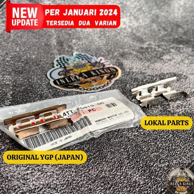 TERMURAH - Plat Besi Dudukan Kampas Rem Rx King RXK F1ZR Scorpio Jupiter-Z Vega-R Nouvo Original 4TT