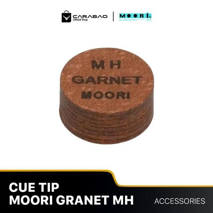 Moori Cue Tip Garnet (MH) - Cue Tip Billiard