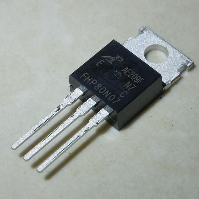 FHP80N07 TO-220 FHP 80N07 MOSFET N-CHANNEL POWER TRANSISTOR FET FEIHON LTD 80A 70V FHP80N07C SE27