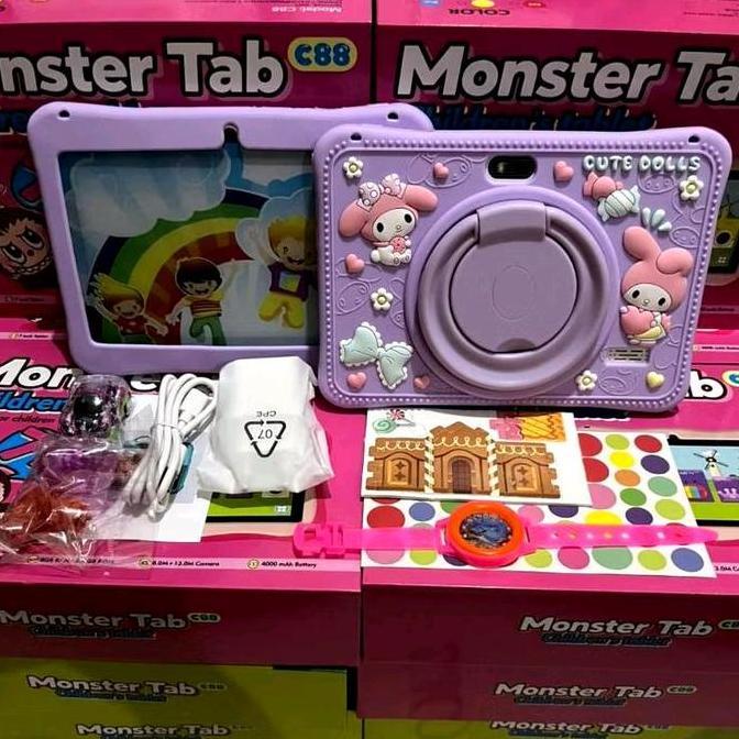 MONSTER TAB Tablet Anak Edukasi 7 Inch RAM 8/256GB tablet android/tablet anak untuk belajar/tablet a