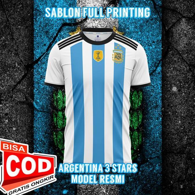 PARANE Jersey Argentina Terbaru Bintang 3