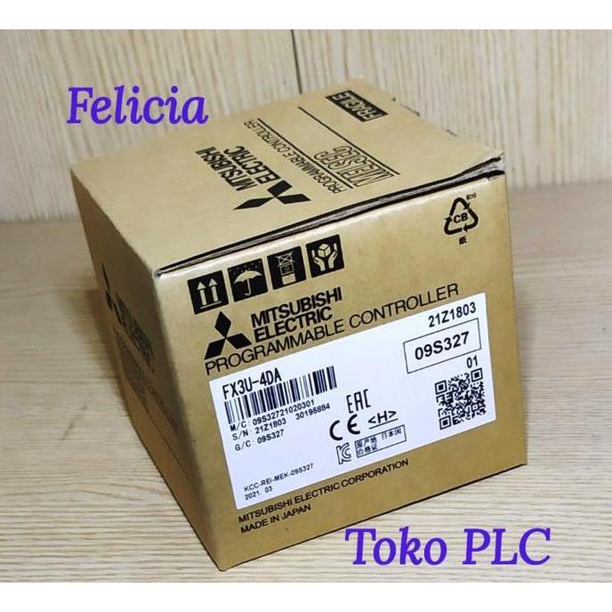 Plc Mitsubishi Fx3U 4Da Fx3U-4Da Mitsubishi Fx3 Series Plc Terbaru 