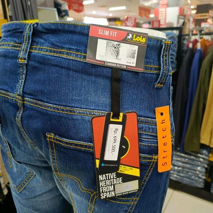 CELANA LOIS JEANS TERBARU SLIMFIT BAHAN STRETCH