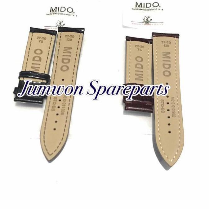 Strap Tali Kulit Jam Tangan Mido Tali Kulit Jam Mido