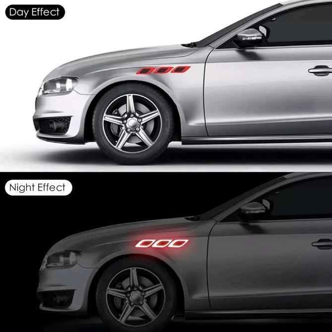 Sticker Strip Body Mobil Reflektor Aksesories Side Marker Bumper