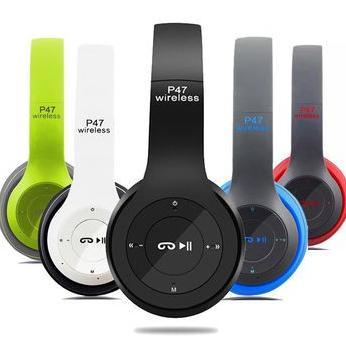 new product headphone bluetooth gaming headset wireless pro bass p47 headset bluetooth p47 headset b
