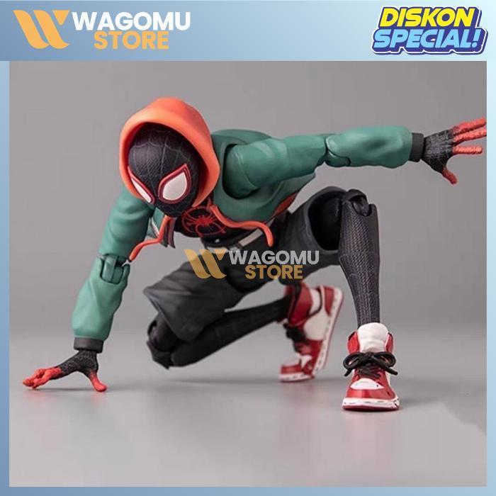 WAGOMU Figure Miles Morales Sentinel Sv Perer Parker Mafex spiderman spider