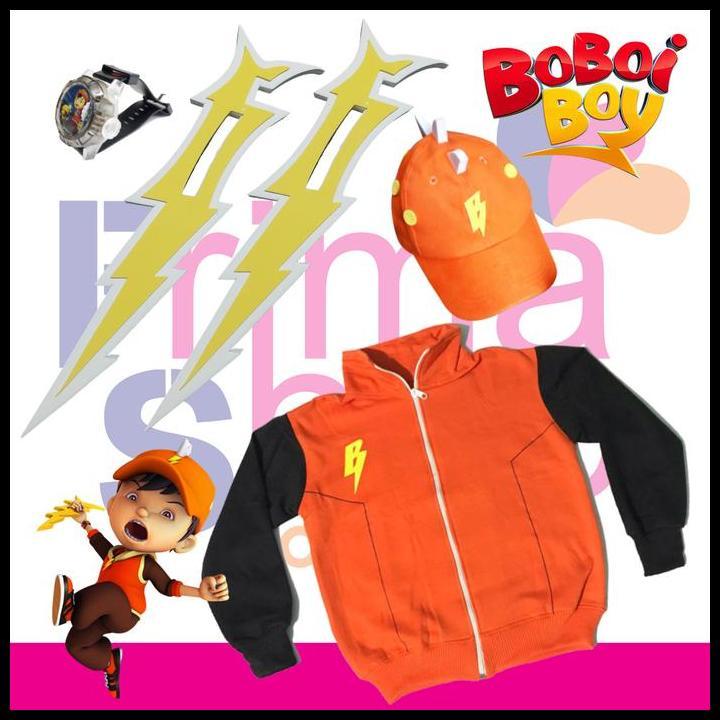 Paket Kostum Anak Keris Petir Boboiboy Galaxy Terbaru Fashion Costume Produk Unggulan