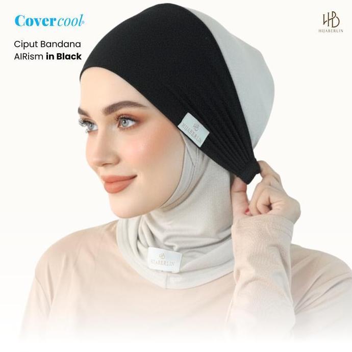 HIJABERLIN - Ciput Bandana Airism Inner Hijab Airism Premium I Aksesoris Hijab Haji & Umroh Set