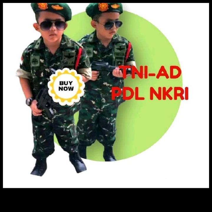 Baju Loreng Tentara Tni Ad Nkri -Kostum Loreng Tni Ad -Baju Tentara Anak Loreng Pdl Nkri Terbaru