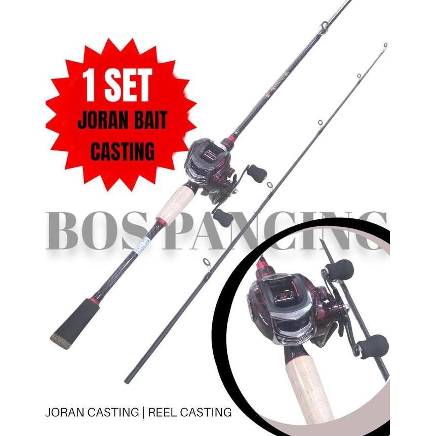 Joran Set Bait Casting 602