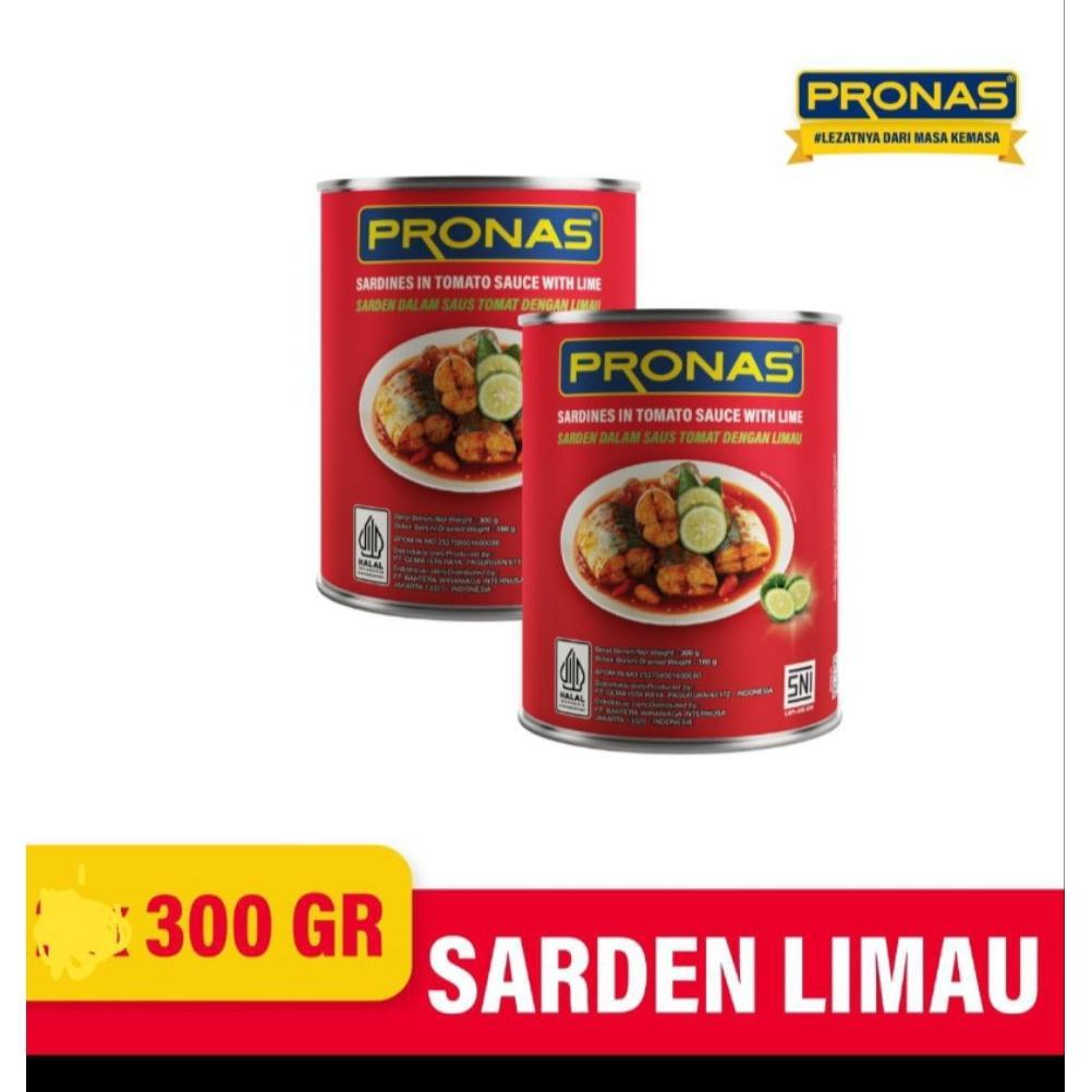 Pronas Sarden Tomat Limau 24 X 300g Dus /Sarden Pronas Tomat Limau 300g Dus /Sarden pronas tomat lim
