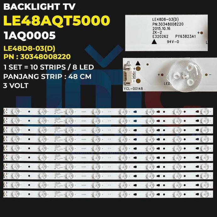 BACKLIGHT TV 48 Inch LE48AQT5000 48AQT5000