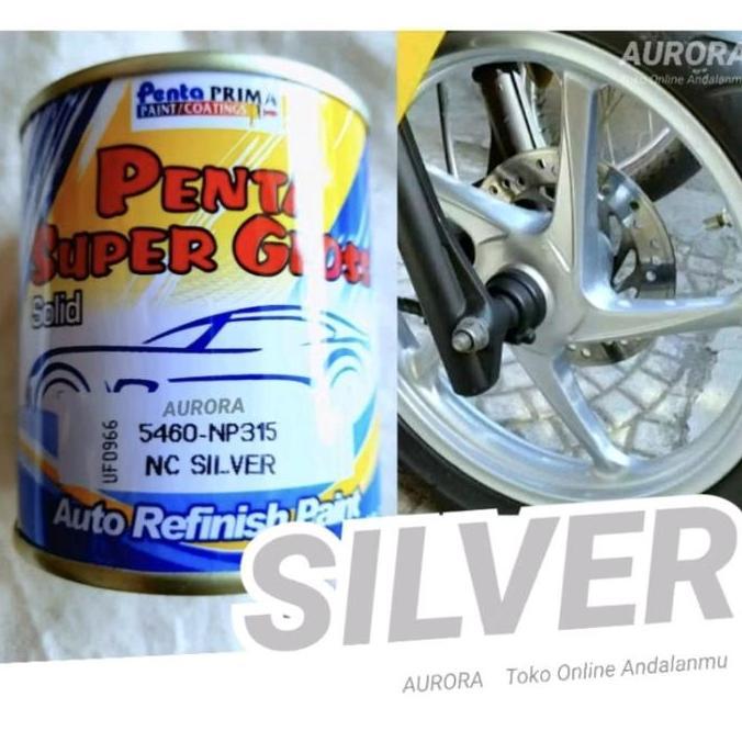TERMURAH - Cat Silver 1kg Penta Super Gloss Silfer Cet Mobil dan Motor Kualitas Terbaik - Car, Paint