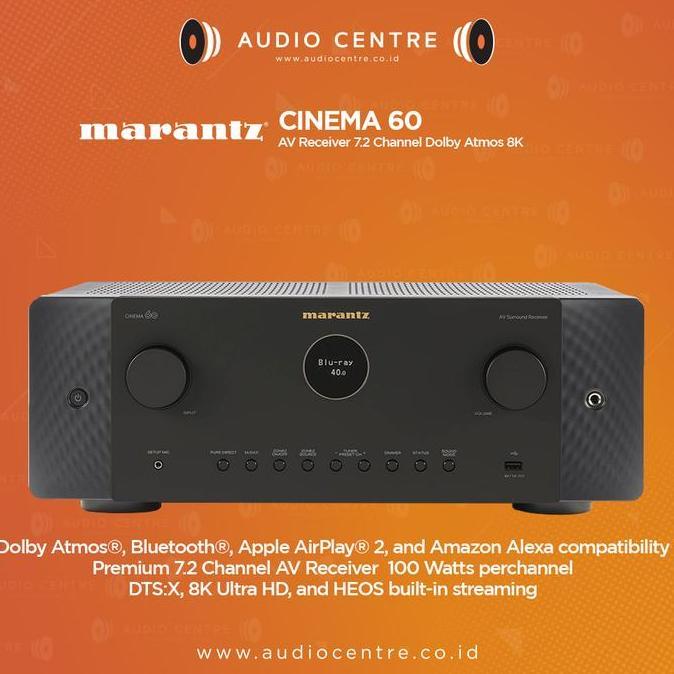 MARANTZ CINEMA 60 AV RECEIVER 7.2 CHANNEL DOLBY ATMOS 4K 8K MURAH