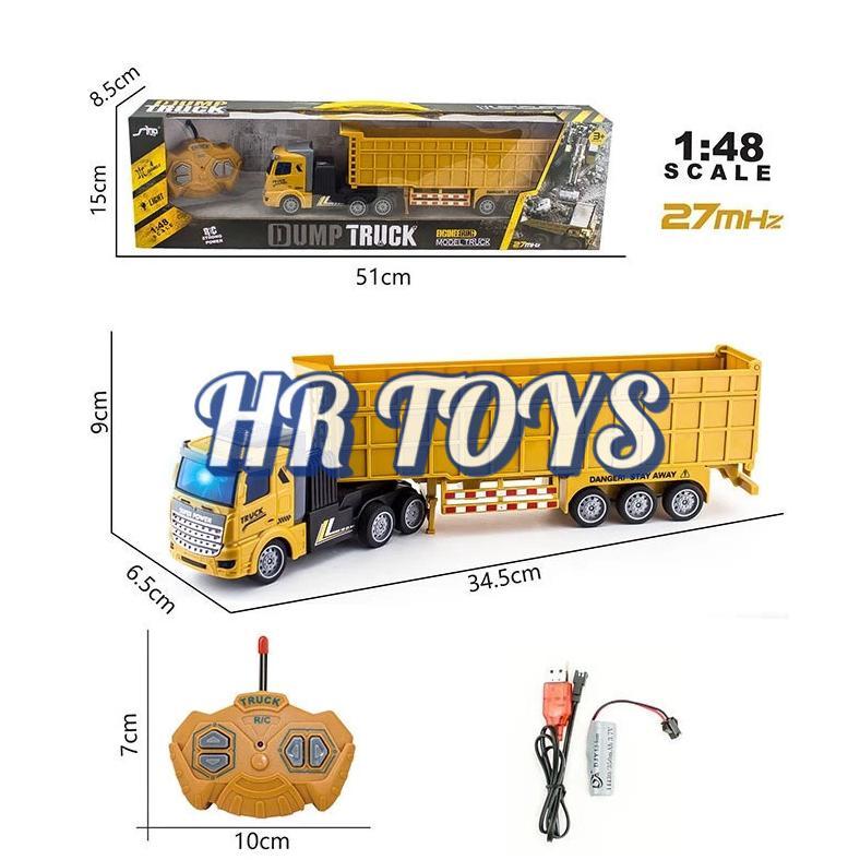 PROMO TERBARU Mobil RC Truck Kontainer Remote Control Truk Trailer Panjang Mobil Remot Anak Mainan R