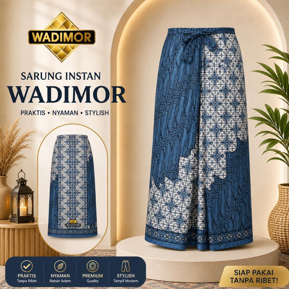 Diskon Wadimor Sarung Instan Kantong Samping Anti Ribet, Langsung Pakai