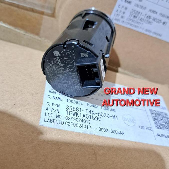 TOMBOL SWITCH ENGINE START STOP HONDA JAZZ RS GK5 ORINAL