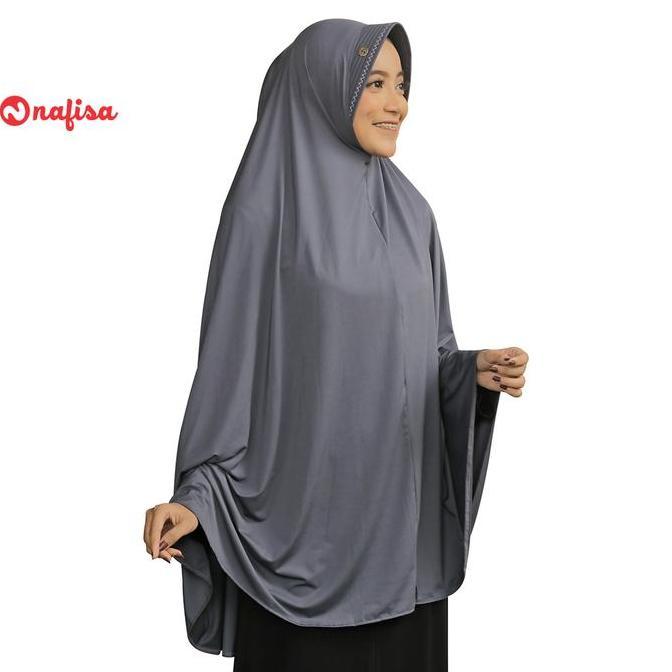 Nafisa Ornella - Khimar Hijab Jilbab Instan Syar'i Jumbo Premium Bergo Cantik Pad Muslim