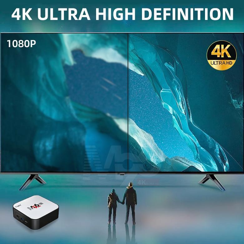 Hot Deals Tripsky M96-H Android Tv Box Android 11.0 Os Ram 4Gb Rom 32Gb 4K Hd Wifi Stb Smart Tv Box