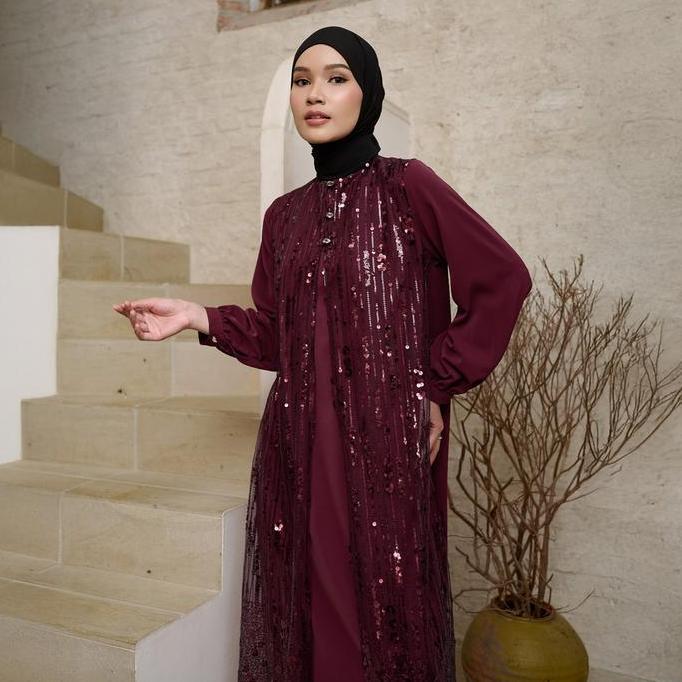 ZM Zaskia Mecca - Binora Gamis Wanita | Jejak Teduh Series Arta Pusaka | Koleksi Ramadhan Series