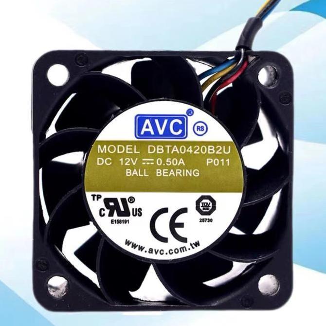 CV WALTER Kipas Fan AVC DC 12V 0.50A High Speed DBTA0420B2U Processor 4 cm KIPAS_AVC